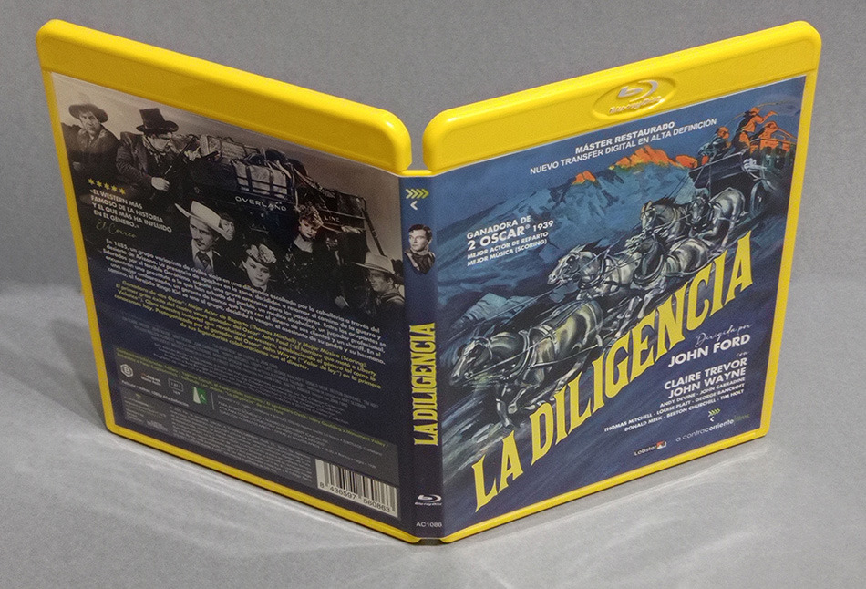 Fotografías de la edición con funda y libreto de La Diligencia en Blu-ray 14