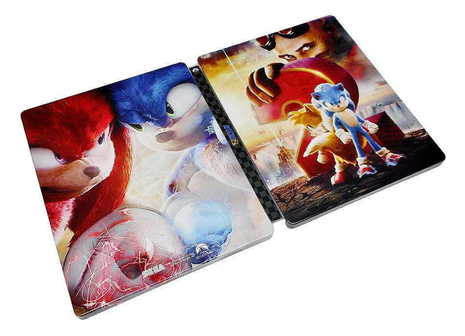 Fotografías del Steelbook de Sonic 2 en UHD 4K y Blu-ray 12