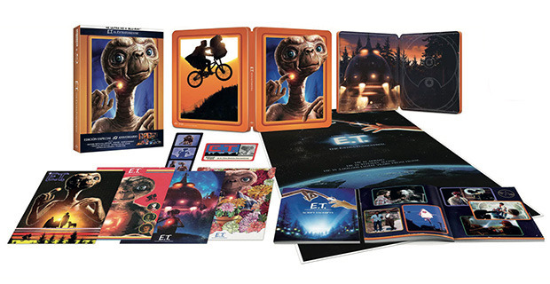E.T. El Extraterrestre - Edición Metálica 40º Aniversario Ultra HD Blu-ray 1