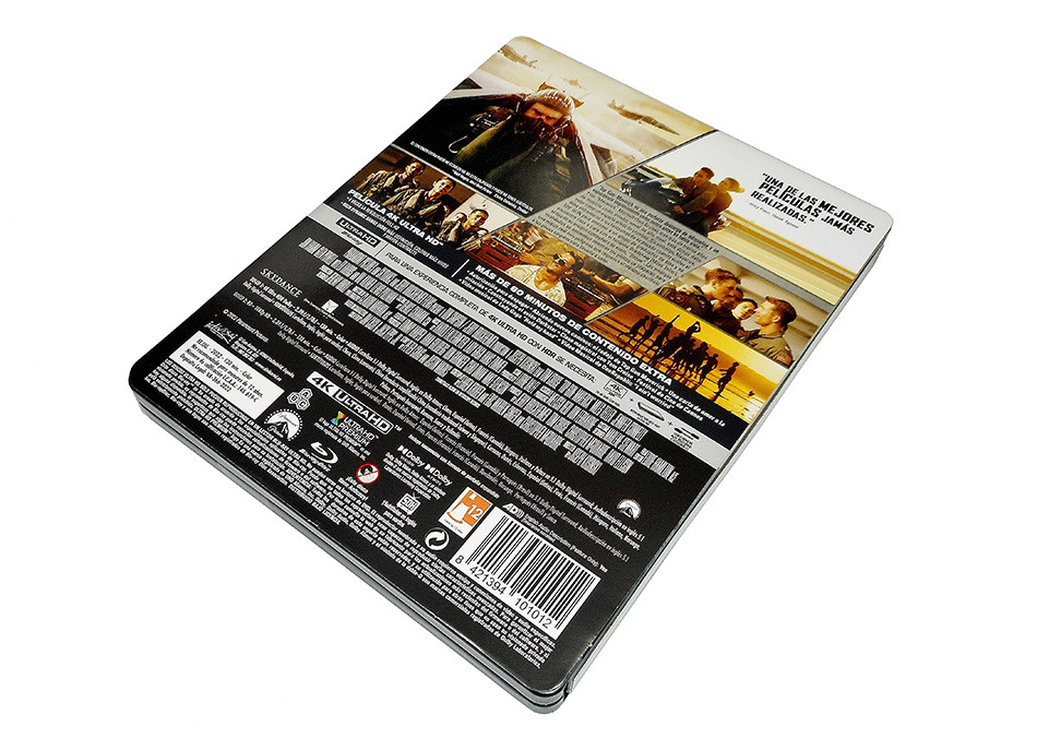 Fotografías del Steelbook ocre de Top Gun: Maverick en UHD 4K y Blu-ray 5