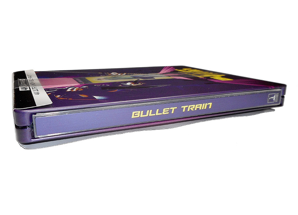Fotografías del Steelbook con postales de Bullet Train en UHD 4K y Blu-ray 3