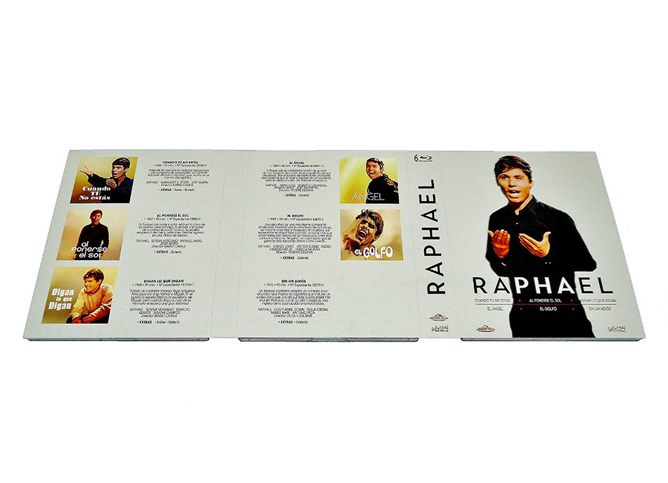 Fotografías del Digipak de Raphael en Blu-ray 13
