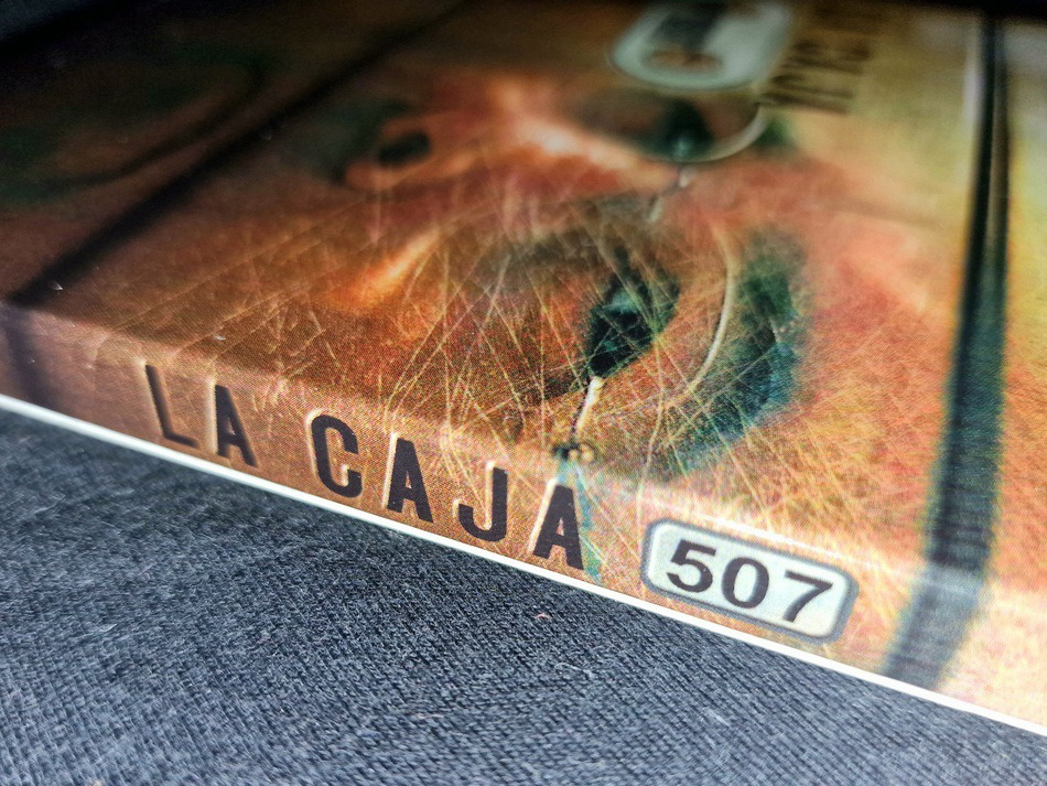 Fotografías de la edición con funda y libreto de La Caja 507 en Blu-ray 4