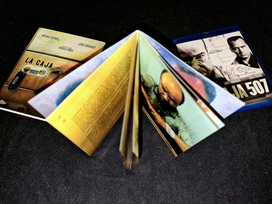 Fotografías de la edición con funda y libreto de La Caja 507 en Blu-ray 16
