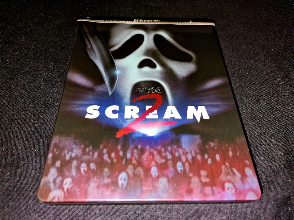 Fotografías del Steelbook de Scream 2 en UHD 4K 2