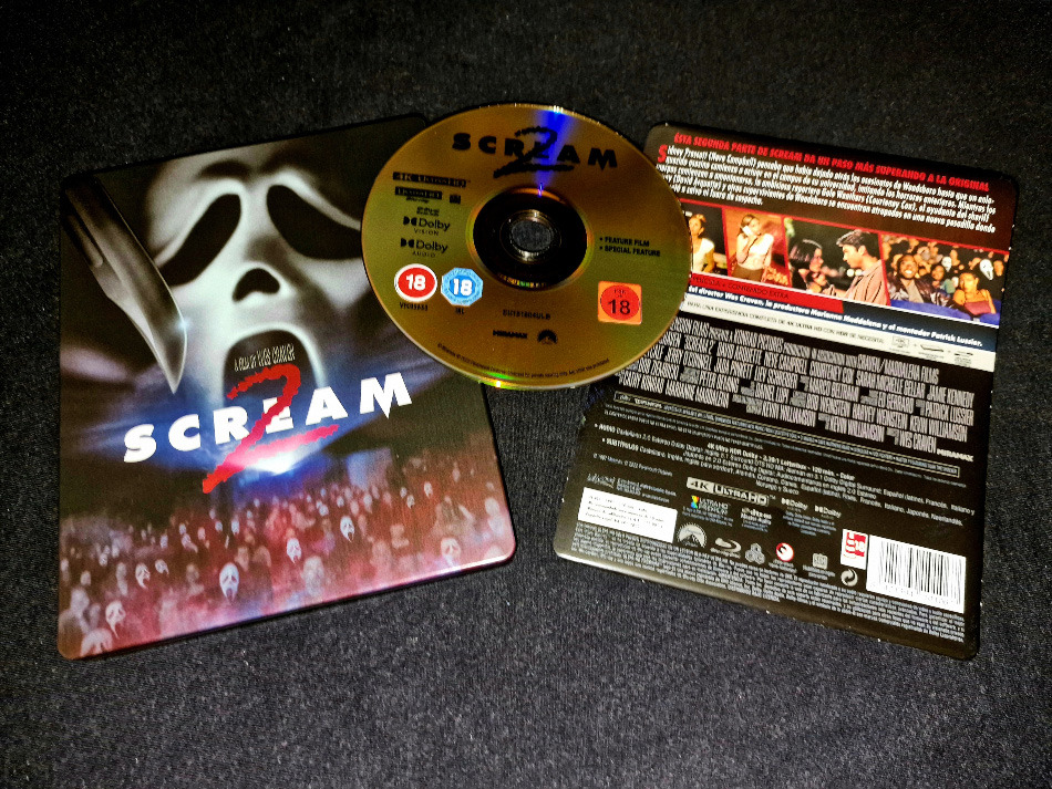 Fotografías del Steelbook de Scream 2 en UHD 4K 18