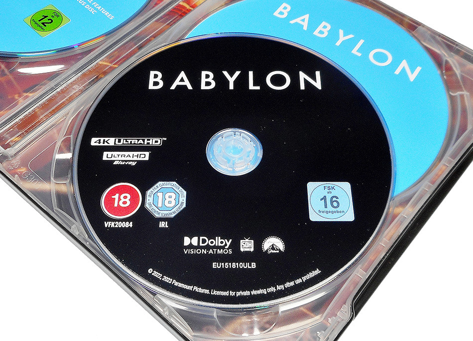 Fotografías del Steelbook de Babylon en UHD 4K y Blu-ray 12