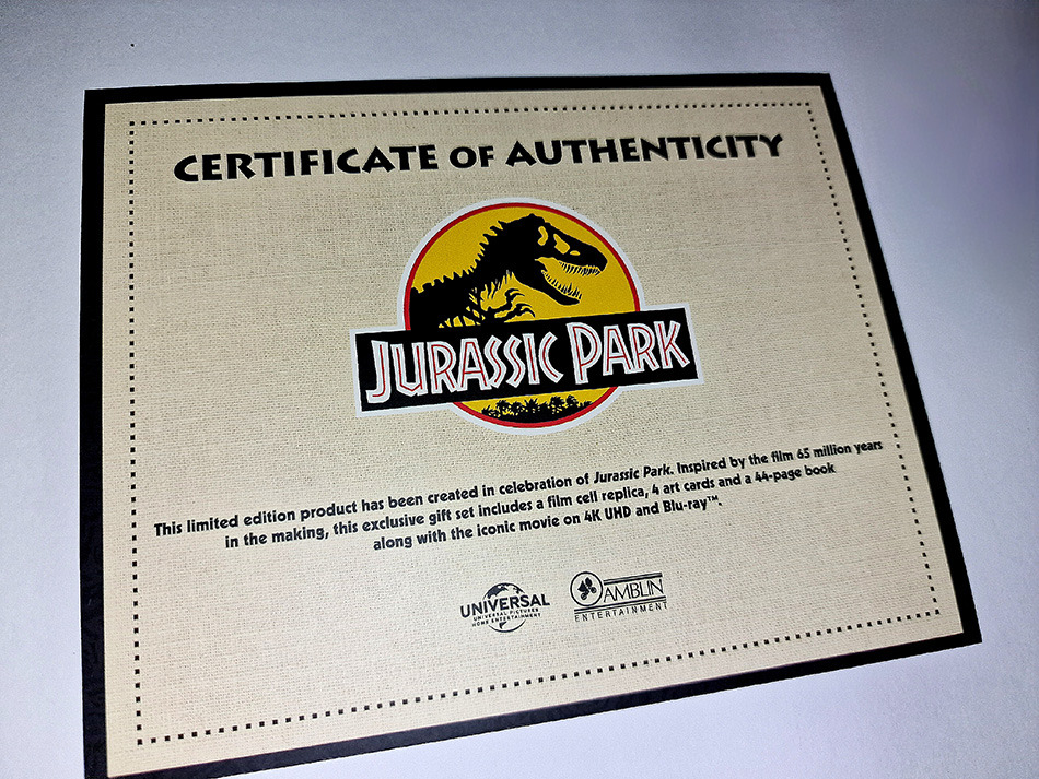 Fotografías de la edición especial 30º Aniversario de Jurassic Park en UHD 4K 19