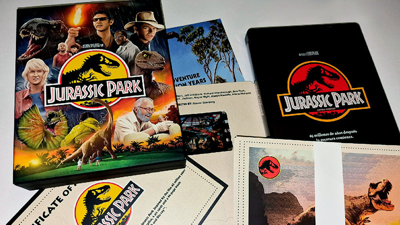 Fotografías de la edición especial 30º Aniversario de Jurassic Park en UHD 4K y Blu-ray