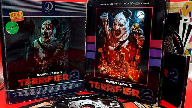 Fotografías de la edición coleccionista de Terrifier 2 en Blu-ray