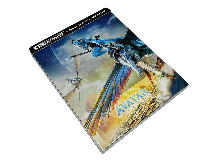 Fotografías del Steelbook de Avatar: El Sentido del Agua en UHD 4K y Blu-ray 2