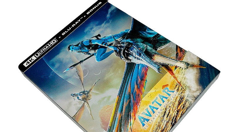 Fotografías del Steelbook de Avatar: El Sentido del Agua en UHD 4K y Blu-ray