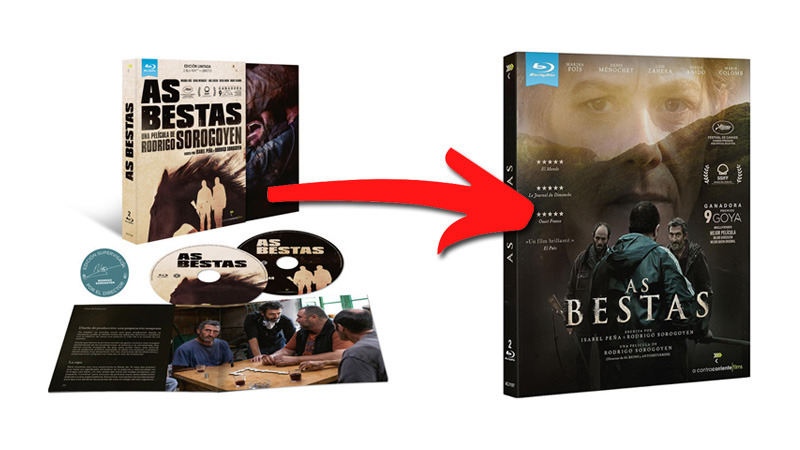Descatalogada la edición limitada de As Bestas en Blu-ray