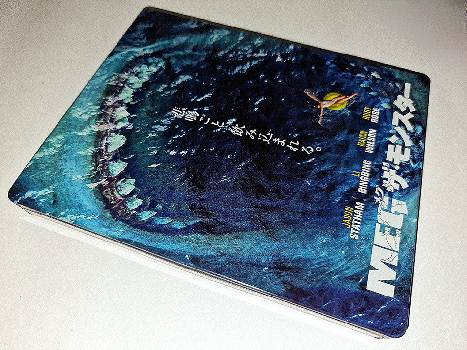 Fotografías del Steelbook de Megalodón en UHD 4K y Blu-ray 6