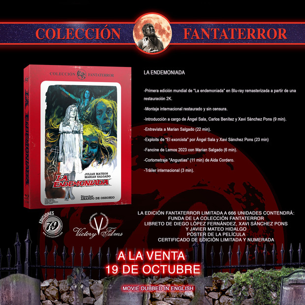  Colección Fantaterror: La Endemoniada en Blu-ray