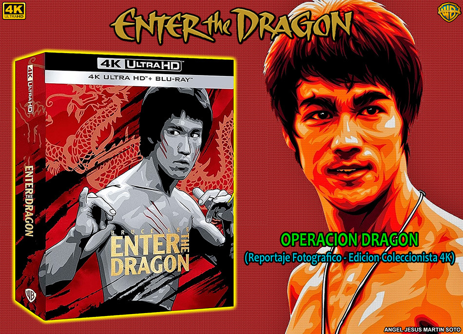 Fotografías de la edición coleccionista de Operación Dragón en UHD 4K y Blu-ray 1