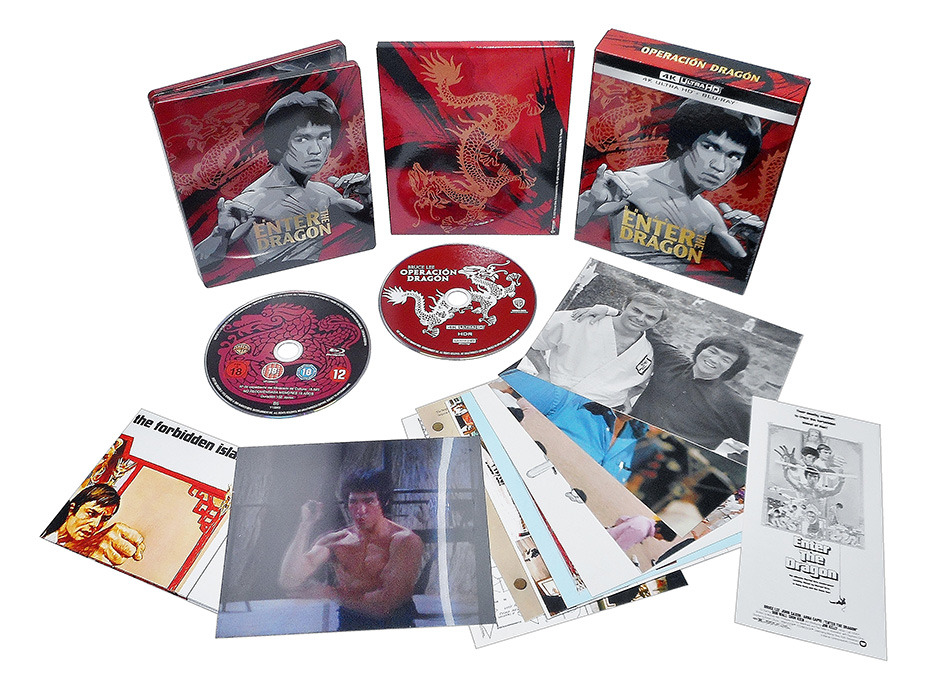 Fotografías de la edición coleccionista de Operación Dragón en UHD 4K y Blu-ray 26