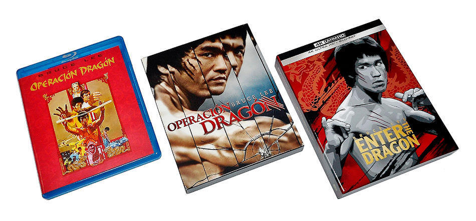 Fotografías de la edición coleccionista de Operación Dragón en UHD 4K y Blu-ray