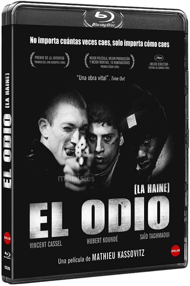 Carátula de El Odio (La Haine) en Blu-ray