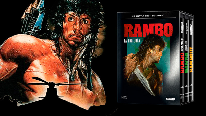 Estreno en UHD 4K de la trilogía de Rambo con Sylvester Stallone