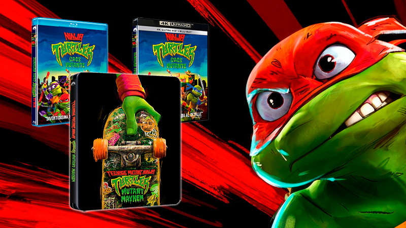 Ninja Turtles: Caos Mutante en Blu-ray, UHD 4K y Steelbook