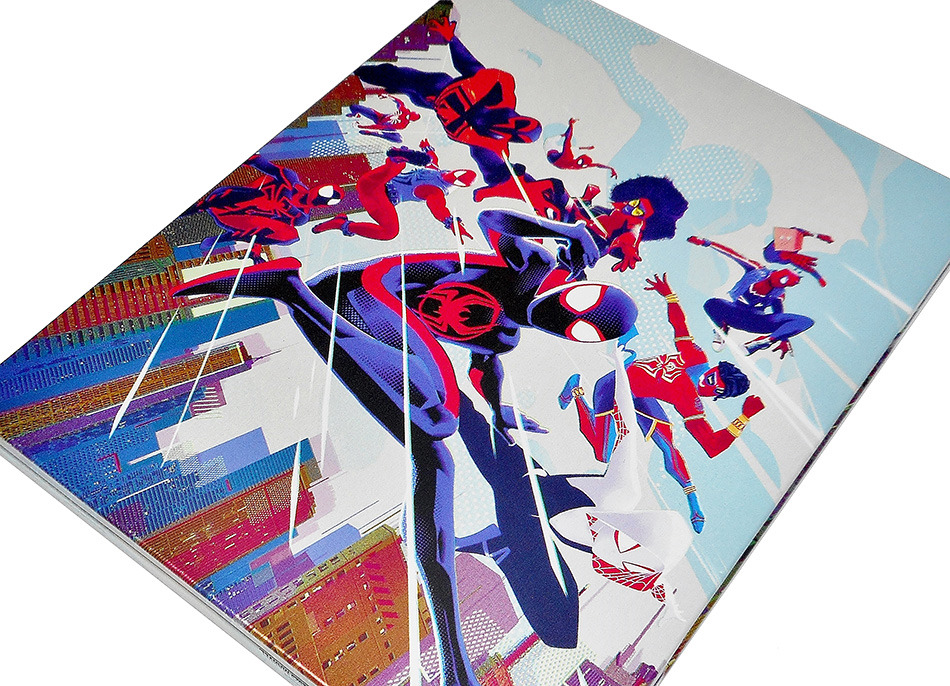 Fotografías del Steelbook de Spider-Man: Cruzando el Multiverso en UHD 4K y Blu-ray 10