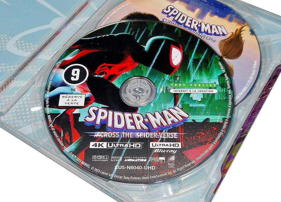 Fotografías del Steelbook de Spider-Man: Cruzando el Multiverso en UHD 4K y Blu-ray 12