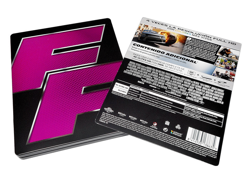 Fotografías del Steelbook de Fast & Furious X en UHD 4K y Blu-ray 6