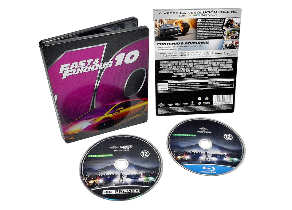 Fotografías del Steelbook de Fast & Furious X en UHD 4K y Blu-ray 17