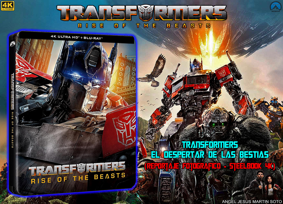 Fotografías del Steelbook de Transformers: El Despertar de las Bestias en UHD 4K y Blu-ray 1