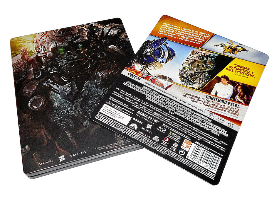 Fotografías del Steelbook de Transformers: El Despertar de las Bestias en UHD 4K y Blu-ray 6