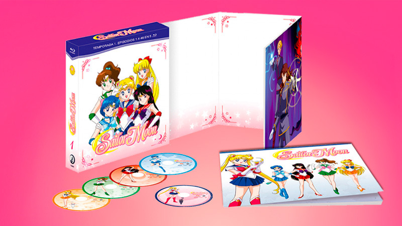 Diseño y contenidos de Sailor Moon 1ª temporada en Blu-ray