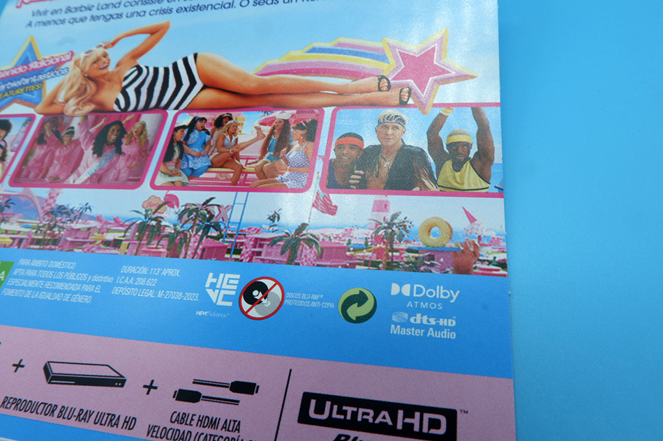 Fotografías del Steelbook de Barbie en UHD 4K y Blu-ray 6
