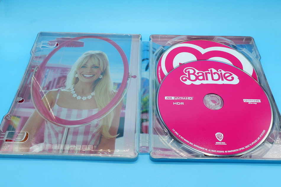 Fotografías del Steelbook de Barbie en UHD 4K y Blu-ray 14