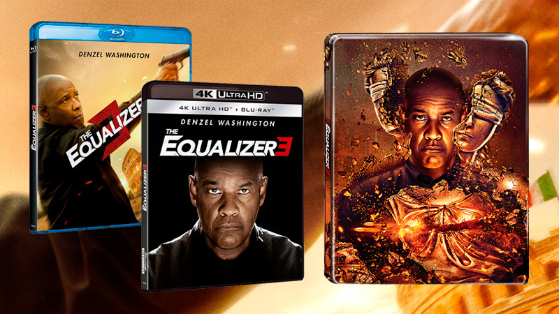 Se cierra la trilogía con The Equalizer 3 en Blu-ray, UHD 4K y Steelbook