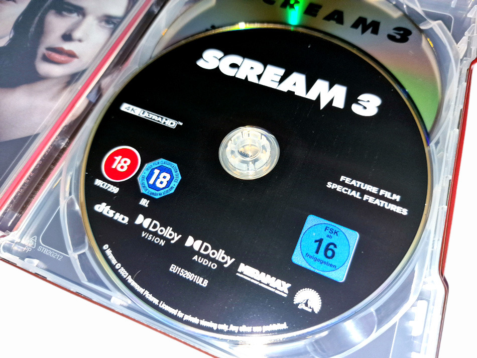 Fotografías del Steelbook de Scream 3 en UHD 4K (Francia) 13