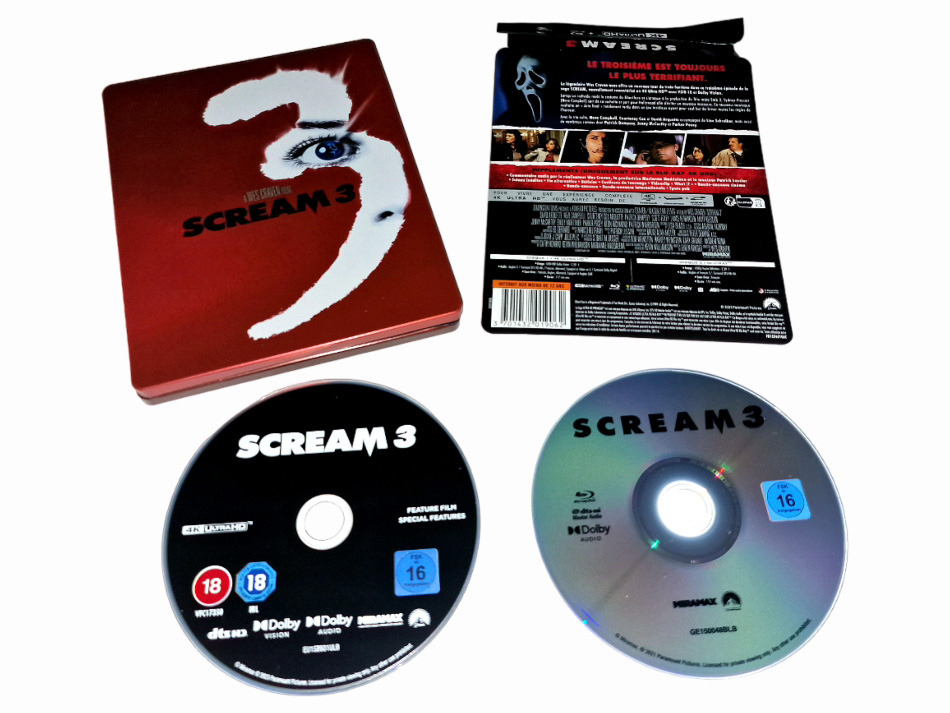 Fotografías del Steelbook de Scream 3 en UHD 4K (Francia) 18