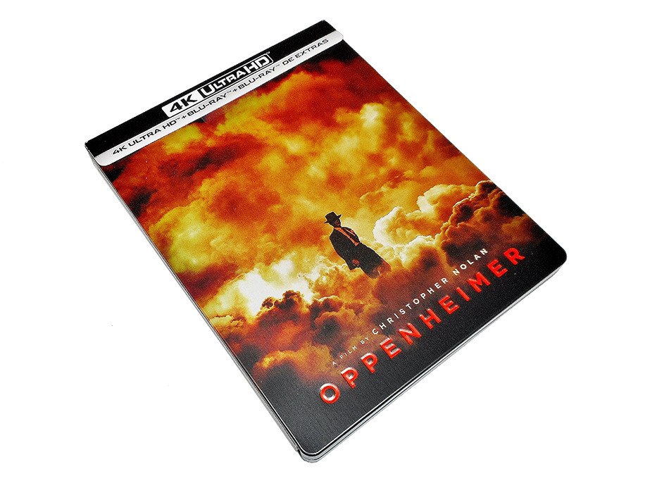 Fotografías del Steelbook de Oppenheimer en UHD 4K y Blu-ray 2