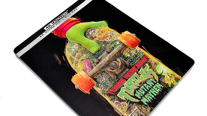 Fotografías del Steelbook de Ninja Turtles: Caos Mutante en UHD 4K y Blu-ray