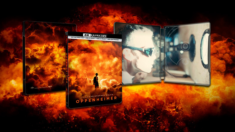 Steelbook de Oppenheimer en UHD 4K y Blu-ray disponible en amazon