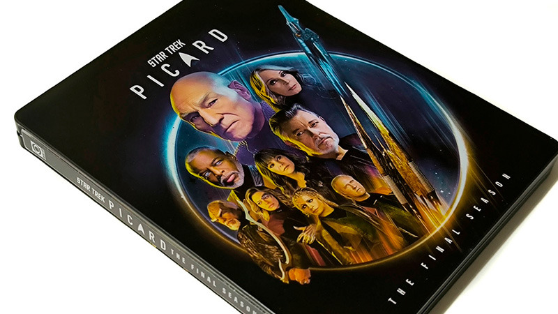Fotografías del Steelbook de Star Trek: Picard 3ª temporada en Blu-ray