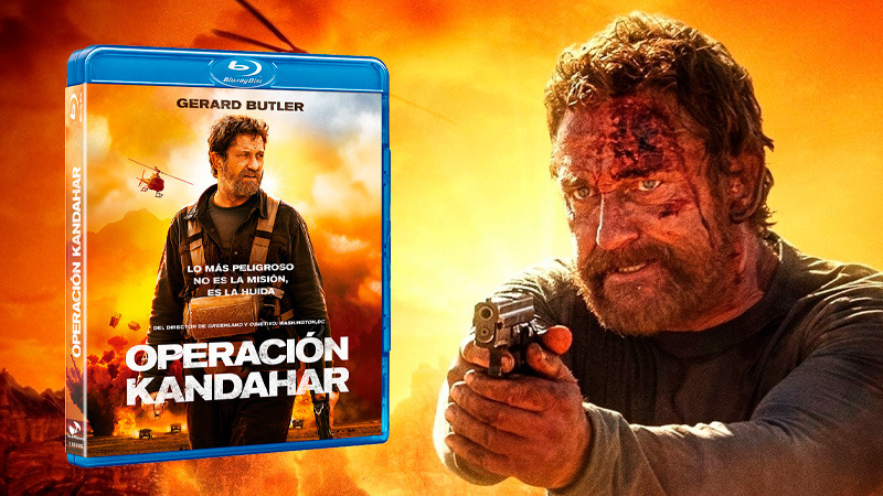 El thriller de acción Operación Kandahar -con Gerard Butler- en Blu-ray