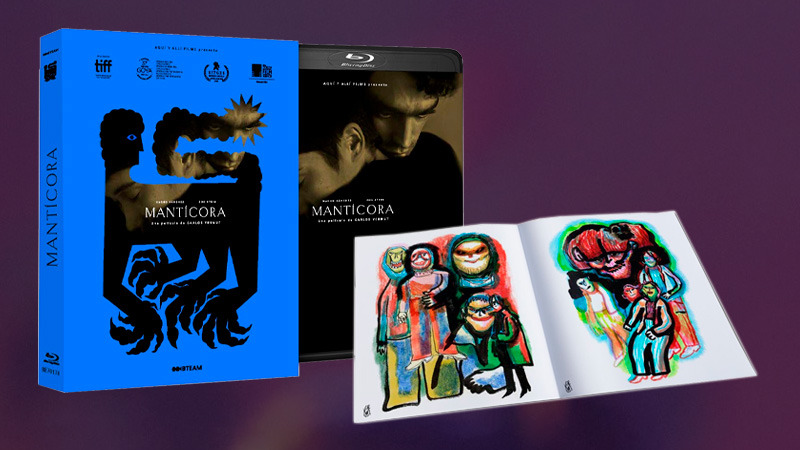 Edición limitada de Mantícora en Blu-ray con funda y libreto