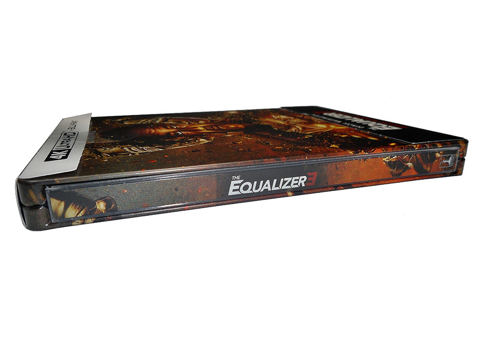 Fotografías del Steelbook de The Equalizer 3 en UHD 4K y Blu-ray 3