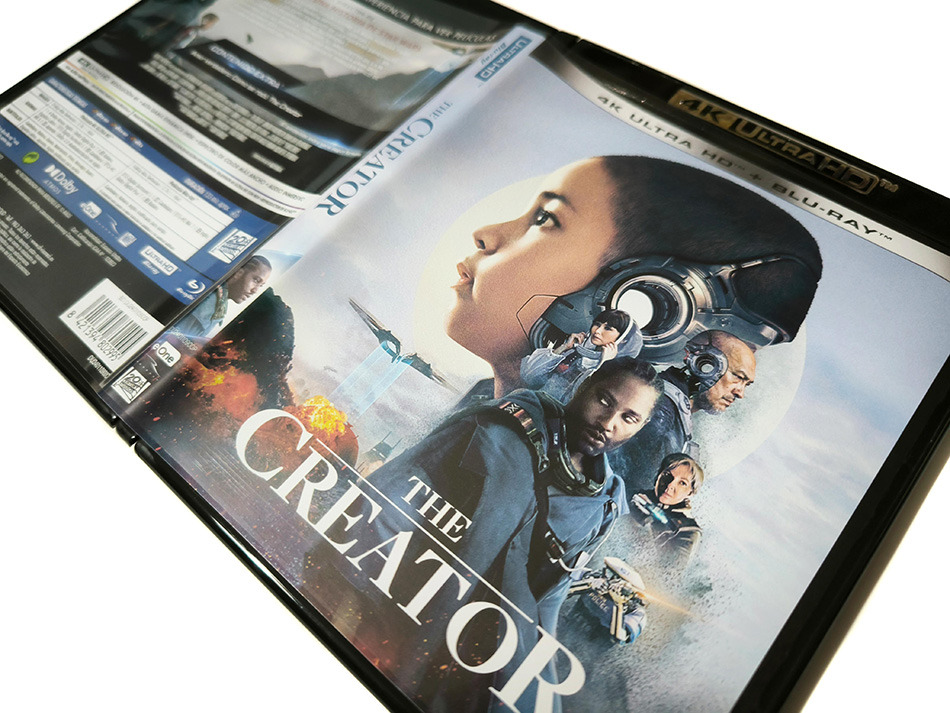 Fotografías de la edición con funda de The Creator en UHD 4K y Blu-ray 10