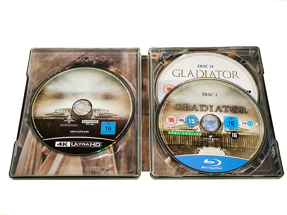 Fotografías de la edición Titans of Cult de Gladiator en UHD 4K y Blu-ray 27