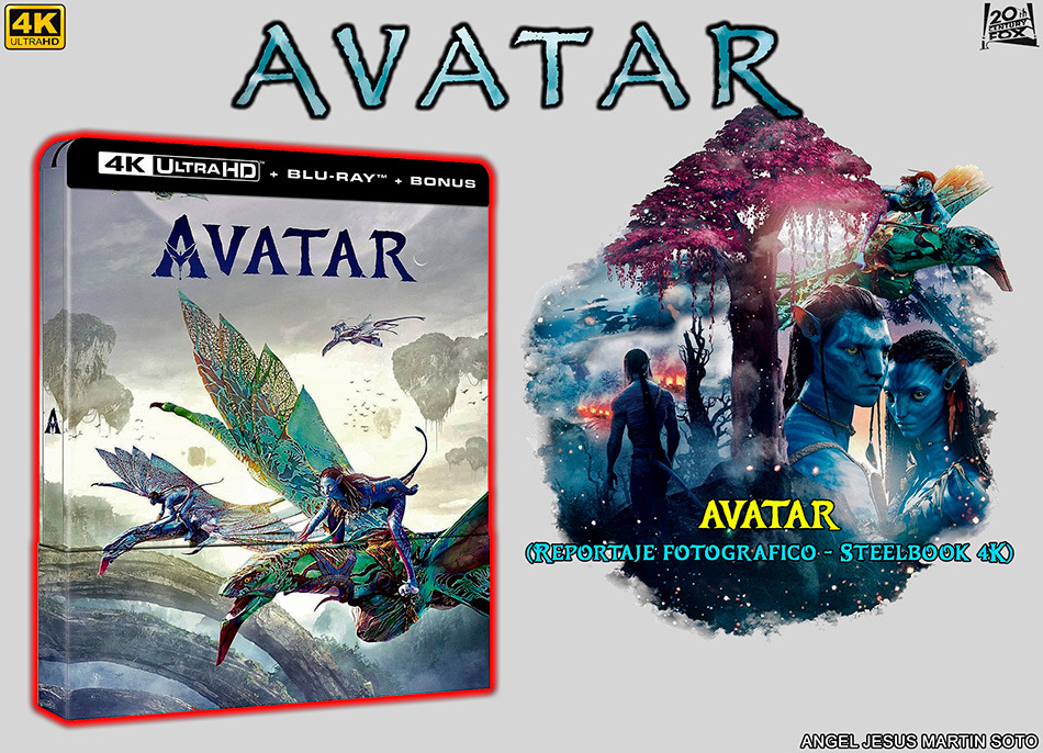 Fotografías del Steelbook de Avatar en UHD 4K y Blu-ray 1