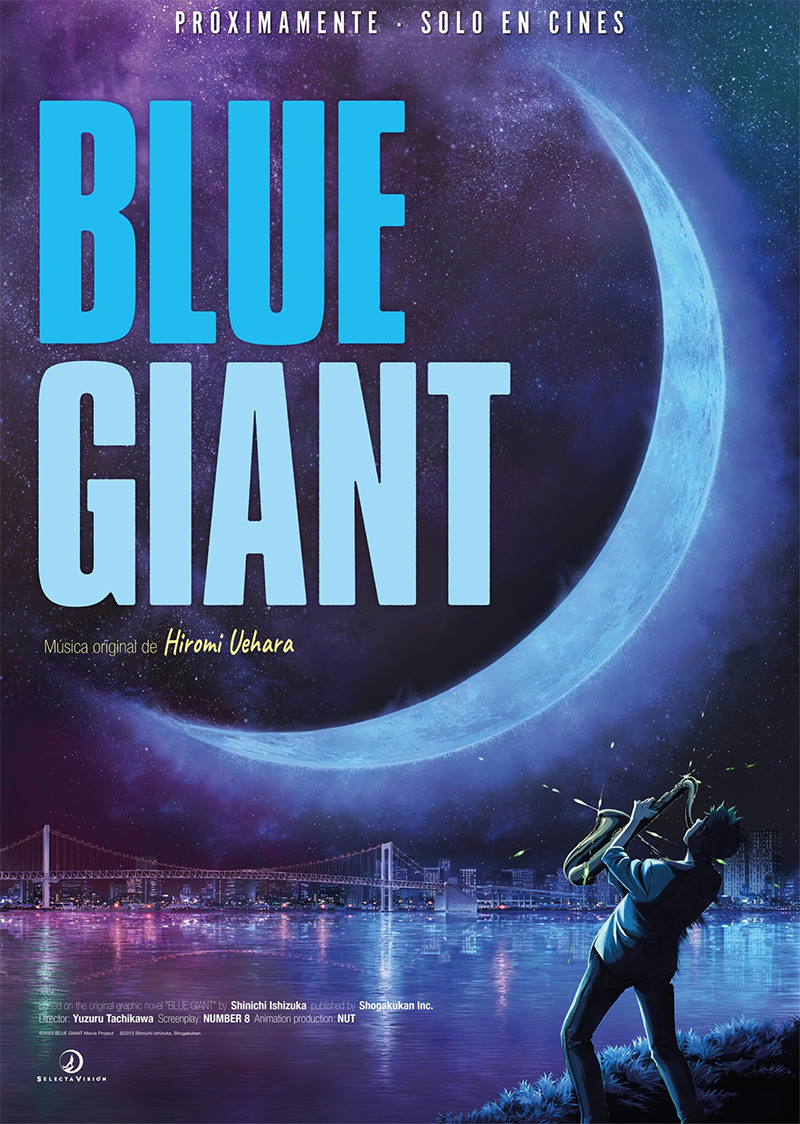 Tráiler del anima musical Blue Giant