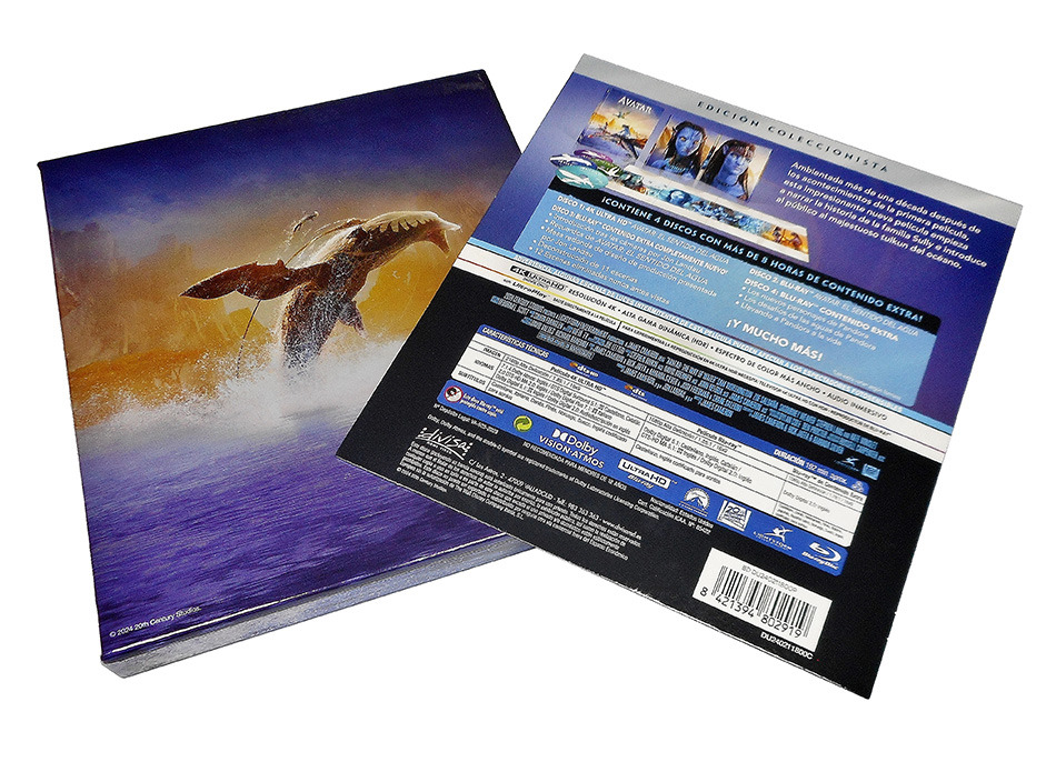 Fotografías de la edición coleccionista de Avatar: El Sentido del Agua en UHD 4K y Blu-ray 6