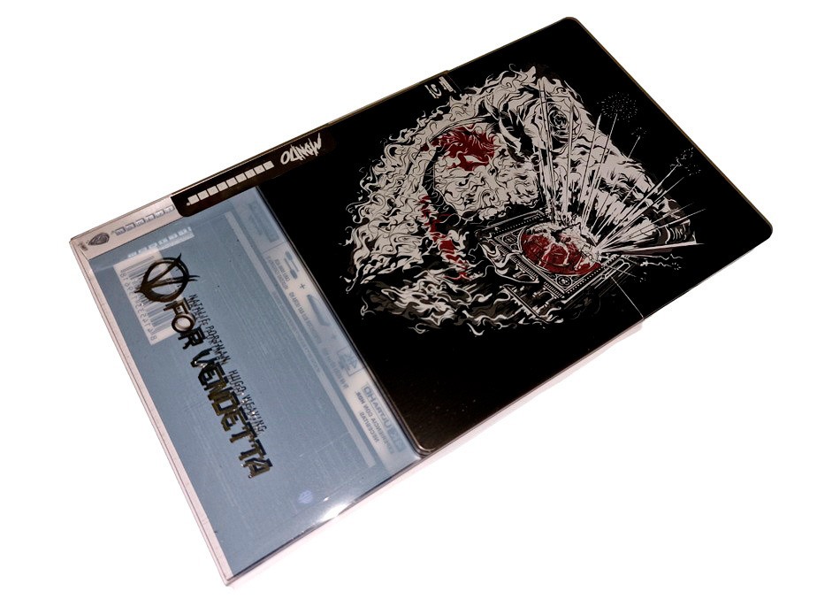 Fotografías del Steelbook de V de Vendetta en UHD 4K y Blu-ray 3
